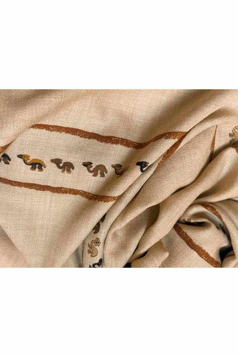 Ancient Camel Shawl, Vicuna & Cashmere Filatura Di Trivero