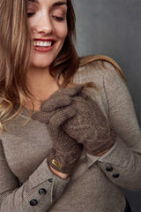 Mena Qiviuk  Gloves in Natural by Qiviuk Boutique