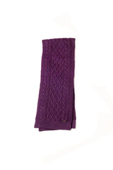 Purple Bison & Merino Geremy men's scarf made by Qiviuk Boutique