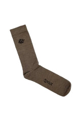 Brown Jersey unisex Dress Socks Qiviuk in Natural by Qiviuk Boutique