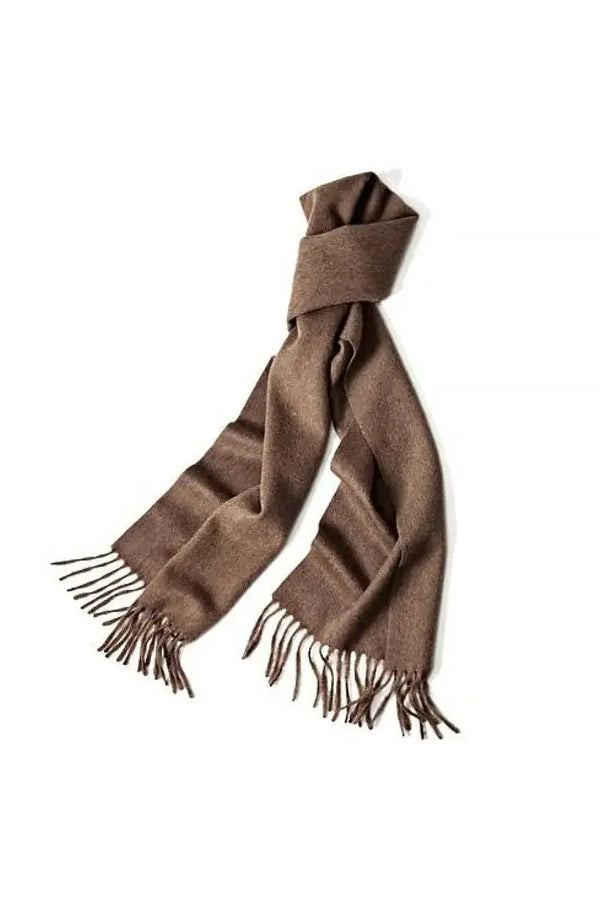 Zibellino woven qiviut scarf in Natural by Qiviuk Boutique